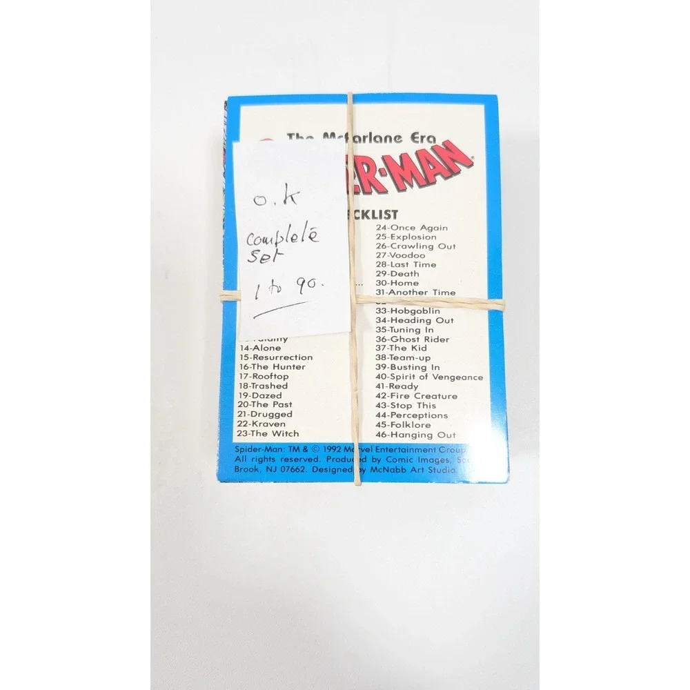 1992 Marvel Spider-Man The McFarlane Era Complete Base Set 90 Cards